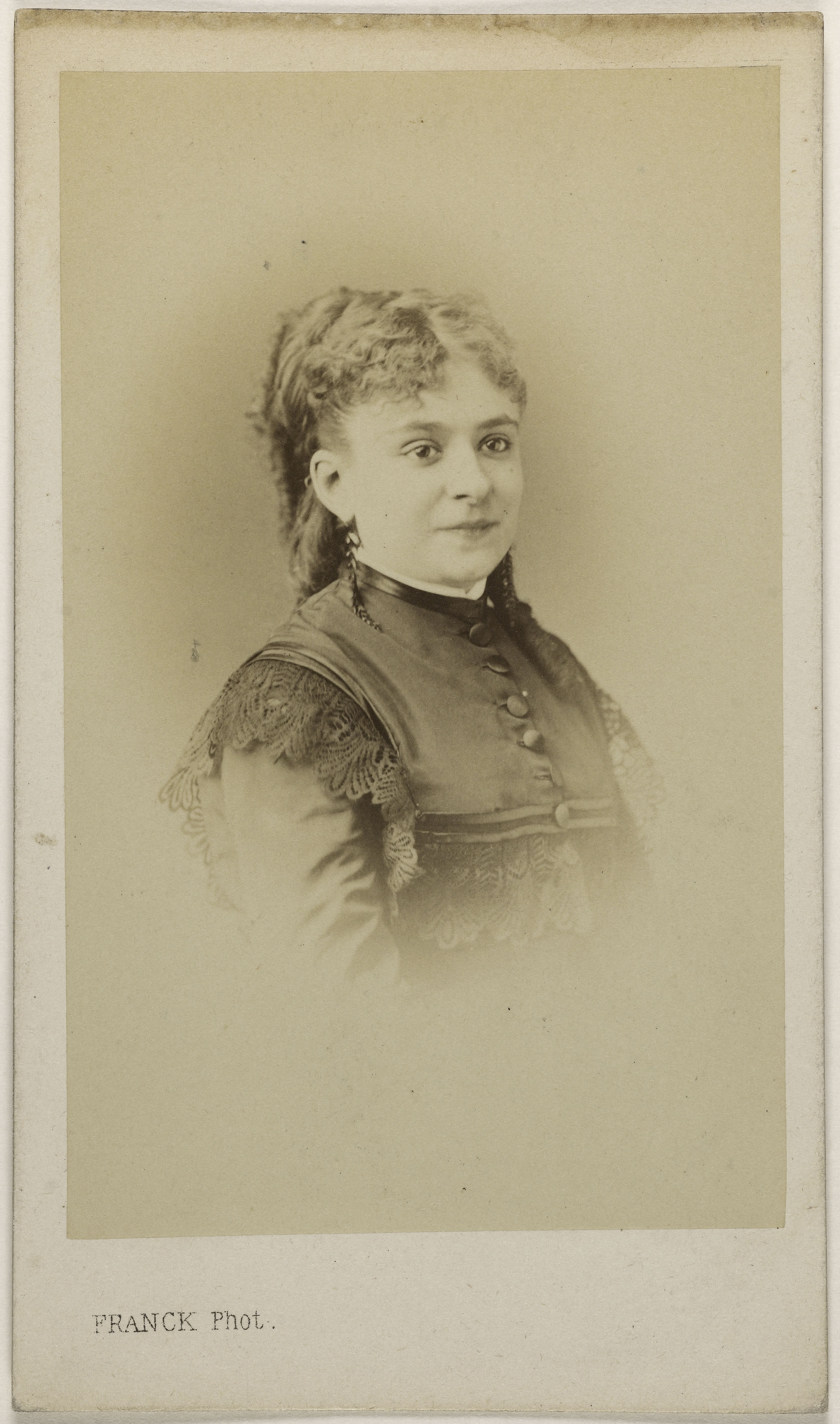 Franck, Portrait de Berthe, (actrice)