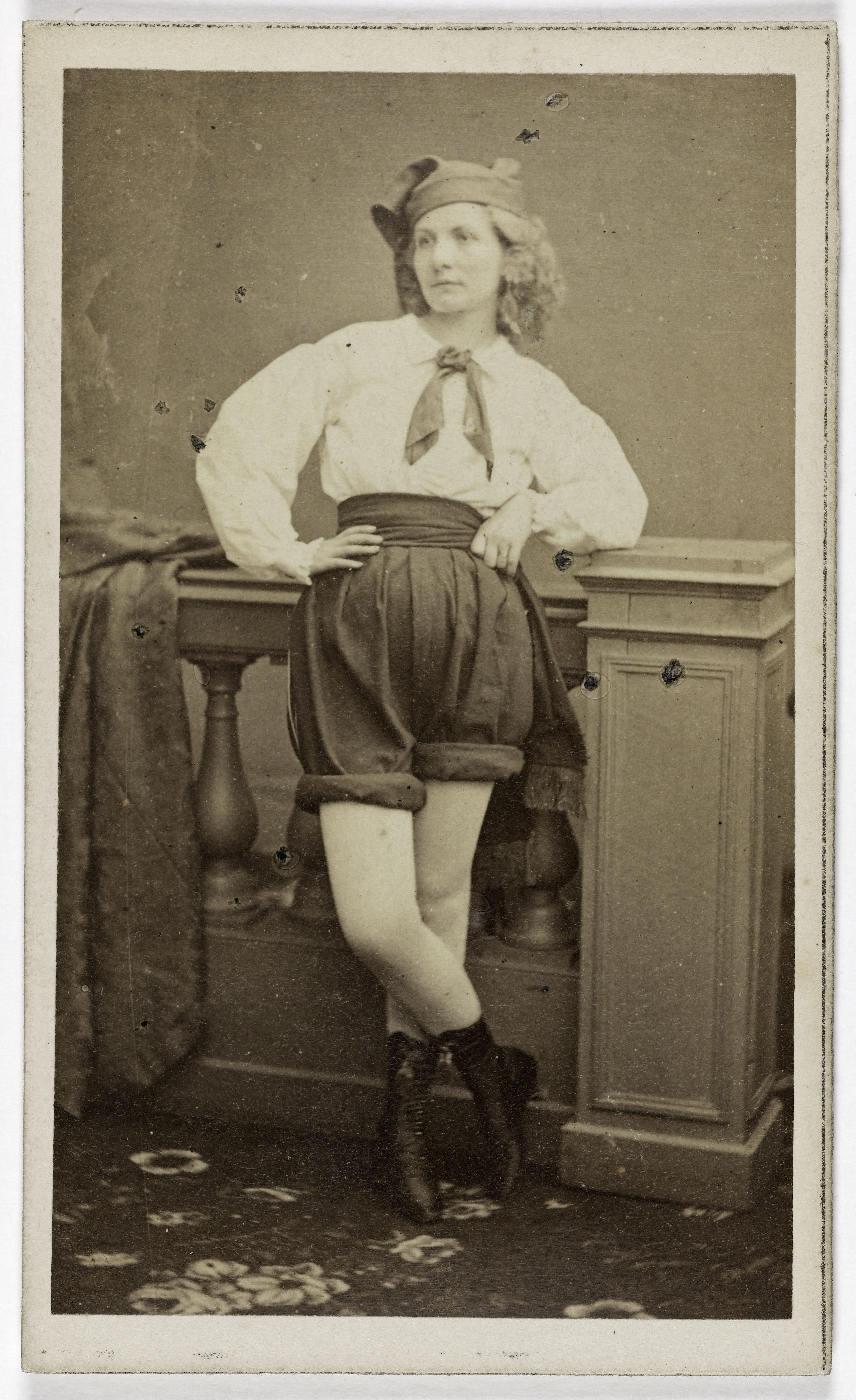 Anonyme, Portrait de Zélia Ducellier (actrice)