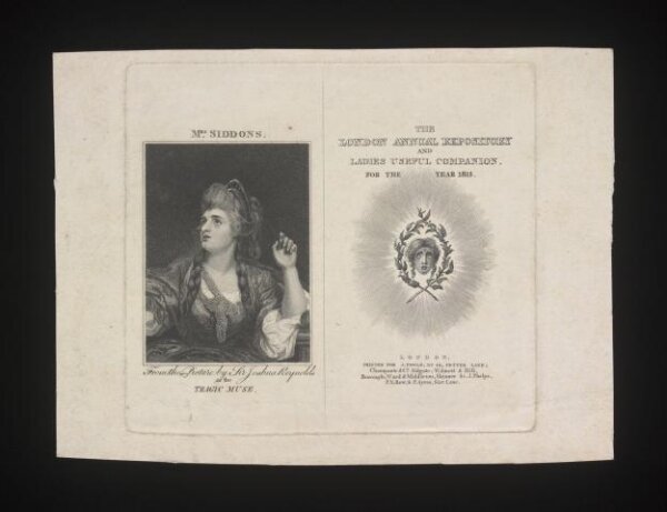 unknown, Mrs Siddons as the Tragic Muse