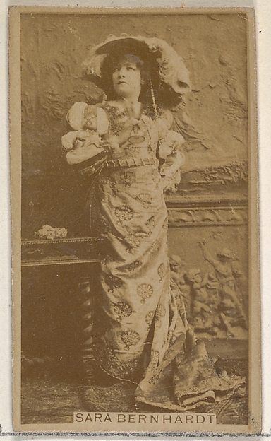 Allen & Ginter, Sara Bernhardt, from the Actors and Actresses series (N45, Type 8) for Virginia Brights Cigarettes
