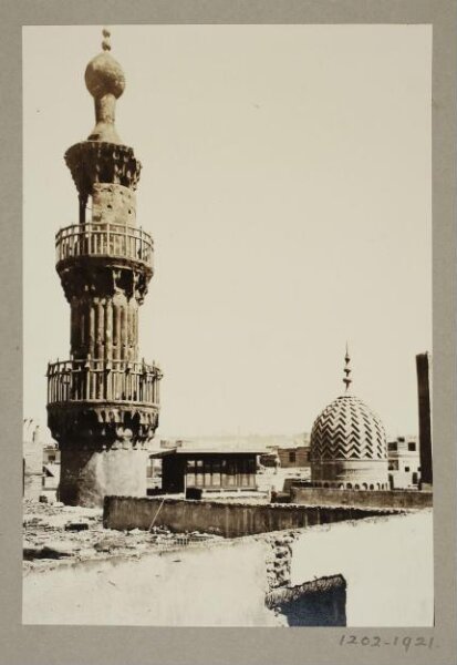 K.A.C. Creswell, Minaret of the mosque of Mamluk Amir Mahmud al-Kurdi, Cairo