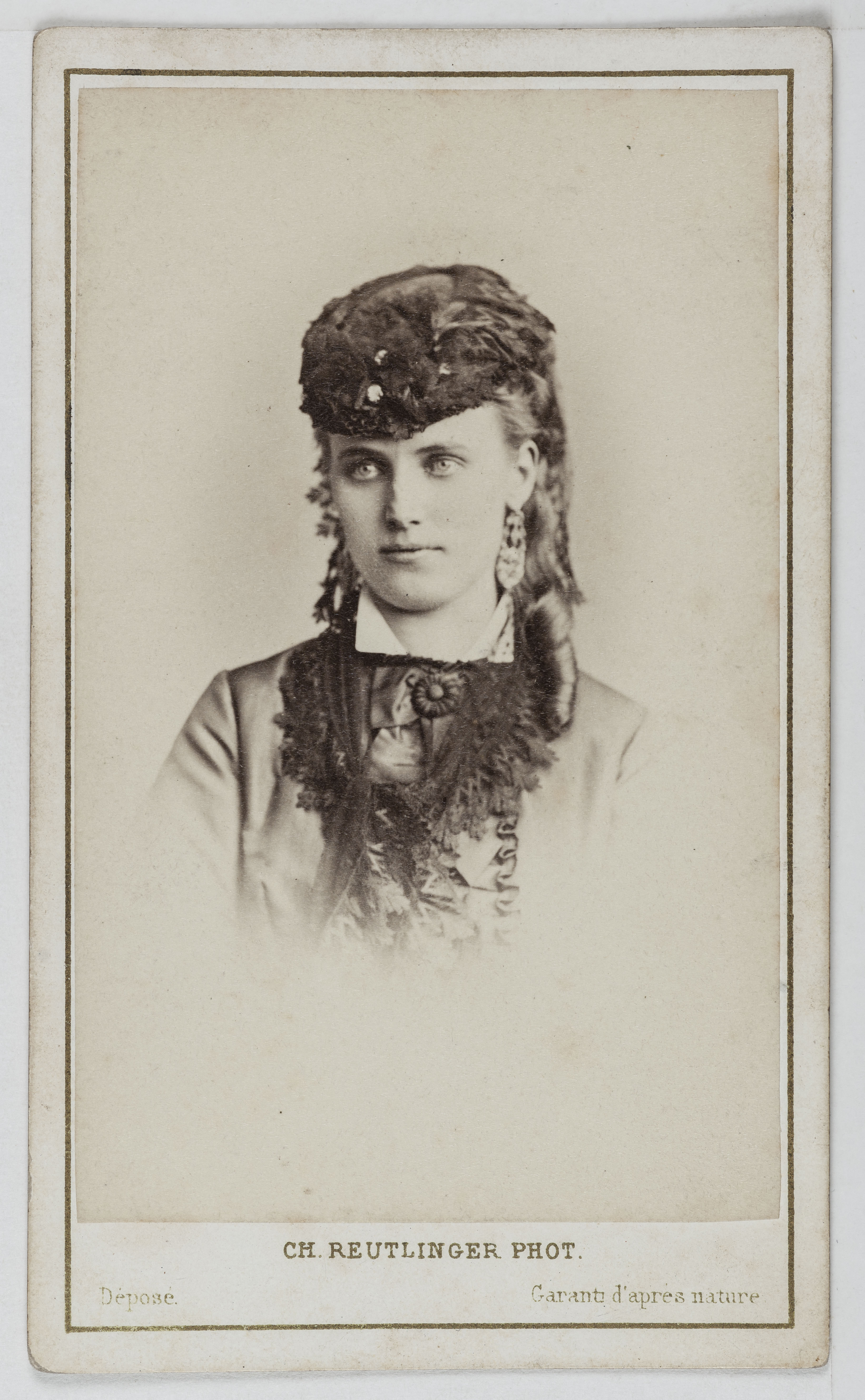Charles Reutlinger, Portrait de Christine Nilsson (1843-1921), épouse Rouzaud, chanteuse d'opéra suédoise.