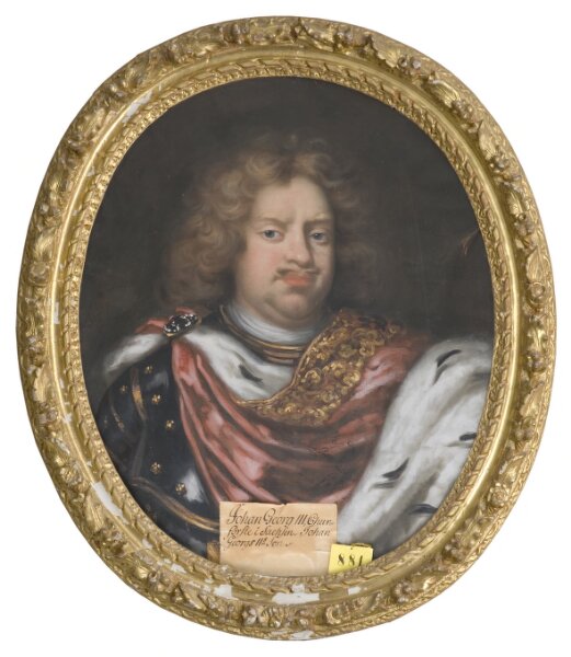 David von Krafft (Attributed to), Johan Georg III, 1647-1691, kurfurste av Sachsen