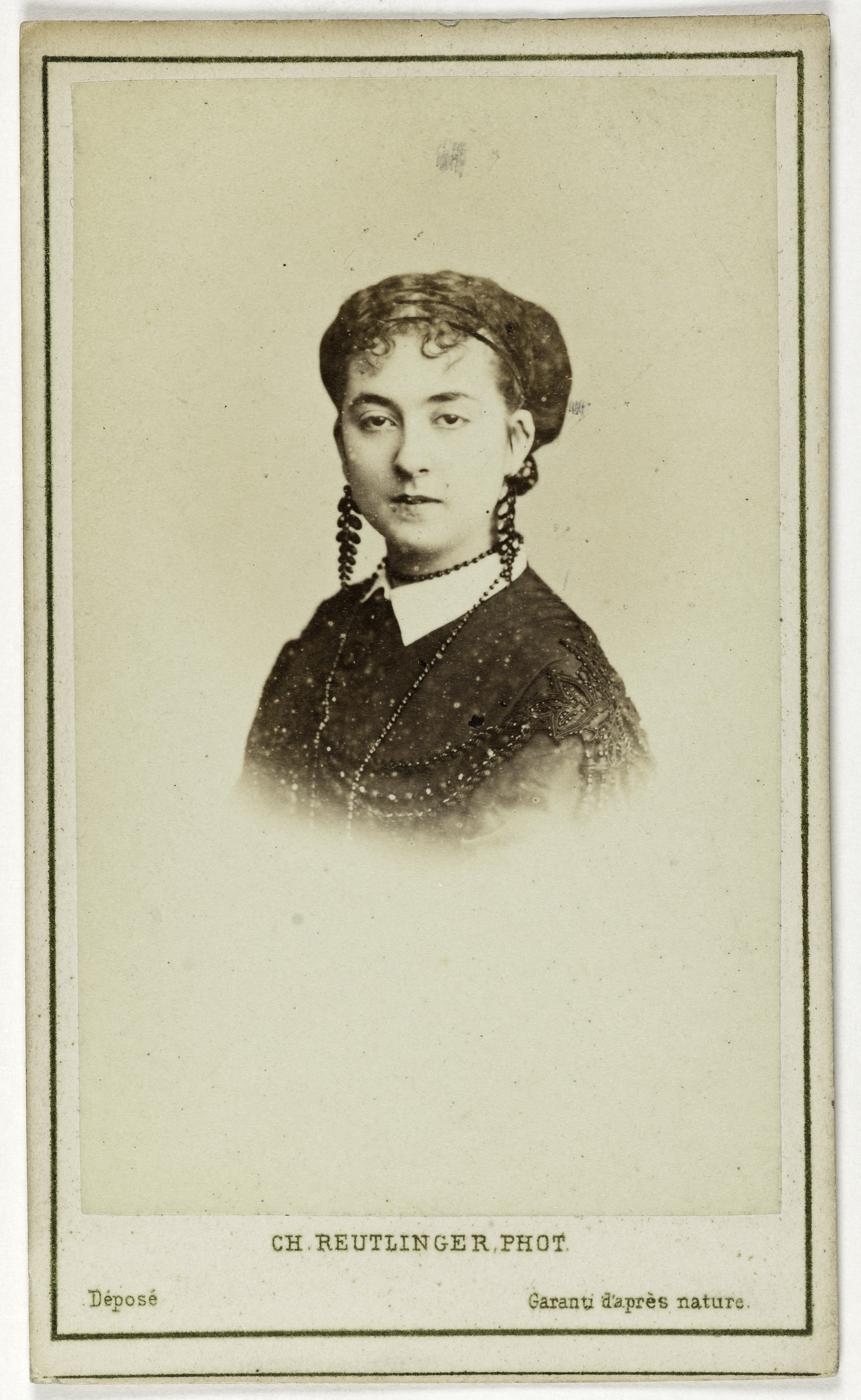Charles Reutlinger, Portrait de Leblanc Léonide, (1842-1894), (actrice)