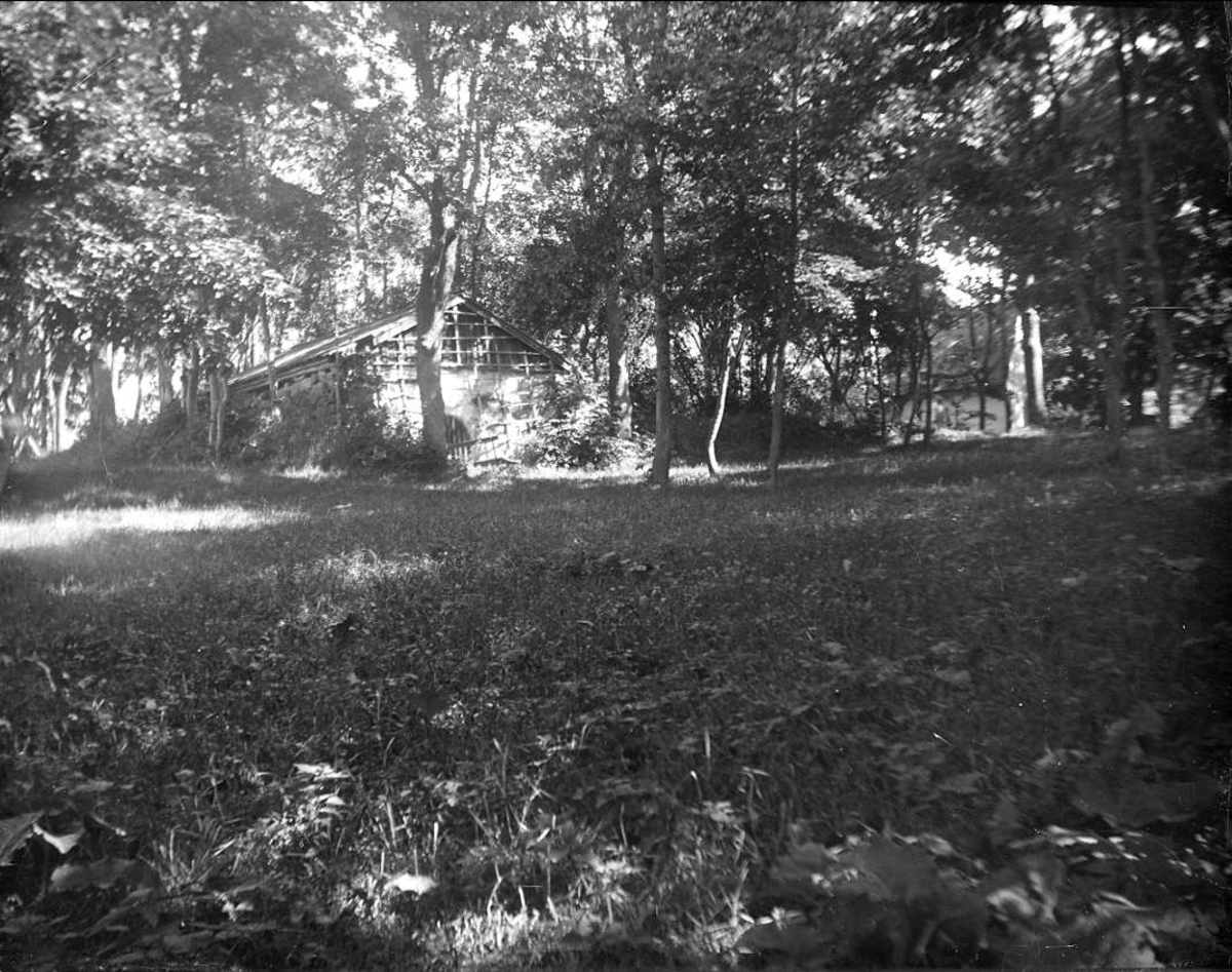 August Fredrik Schagerström, Trädgården hörande till Öregrunds prästgård, Uppland i juli 1923