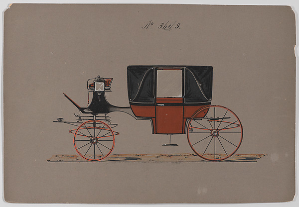 Brewster & Co., Design for Landau, No. 3643