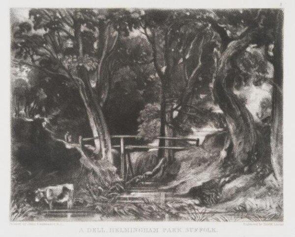 Constable, John RA, A DELL, HELMINGHAM PARK, SUFFOLK
