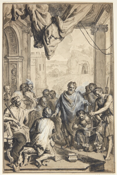 Jan van den Hoecke, Antik scene(?)