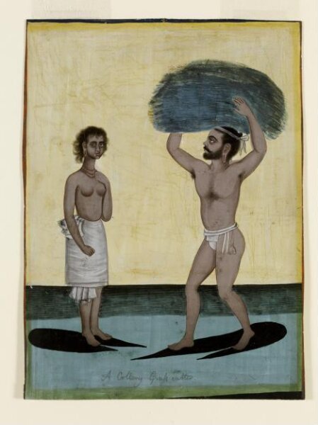 Unknown, A grass-cutter and his wife