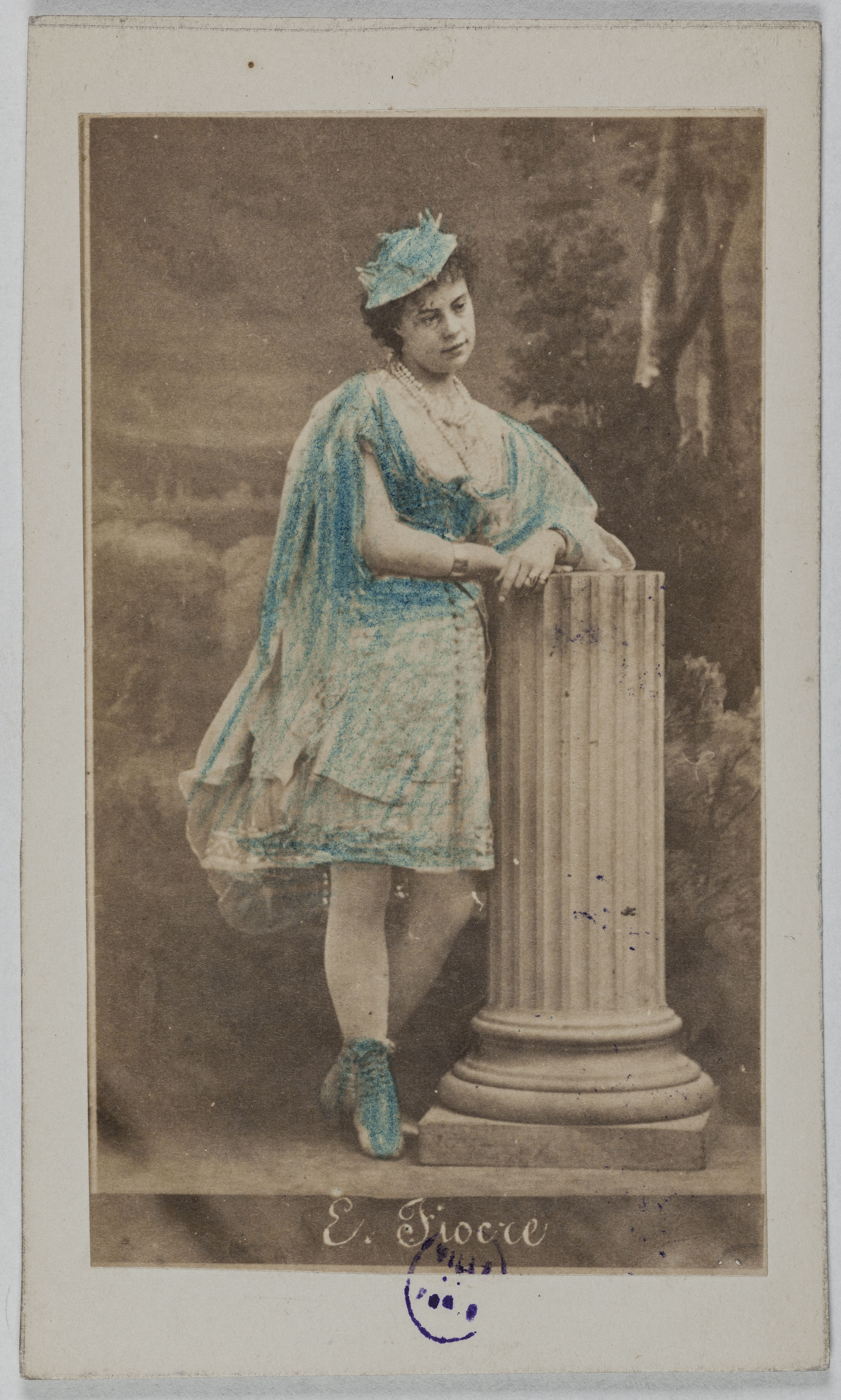 Anonyme, Portrait de Fiocre Eugénie, (danseuse)