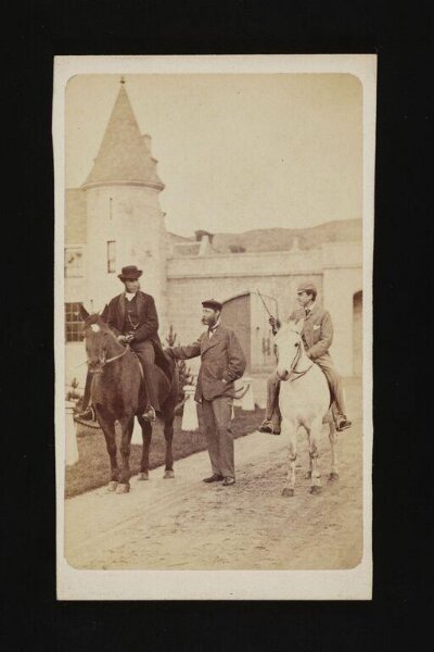 W. & D. Downey, Revd R Duckworth, Col Ponsonby and Prince Arthur