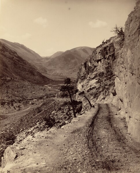 William Henry Jackson, [Georgetown, Colorado from Democratic Mountain]