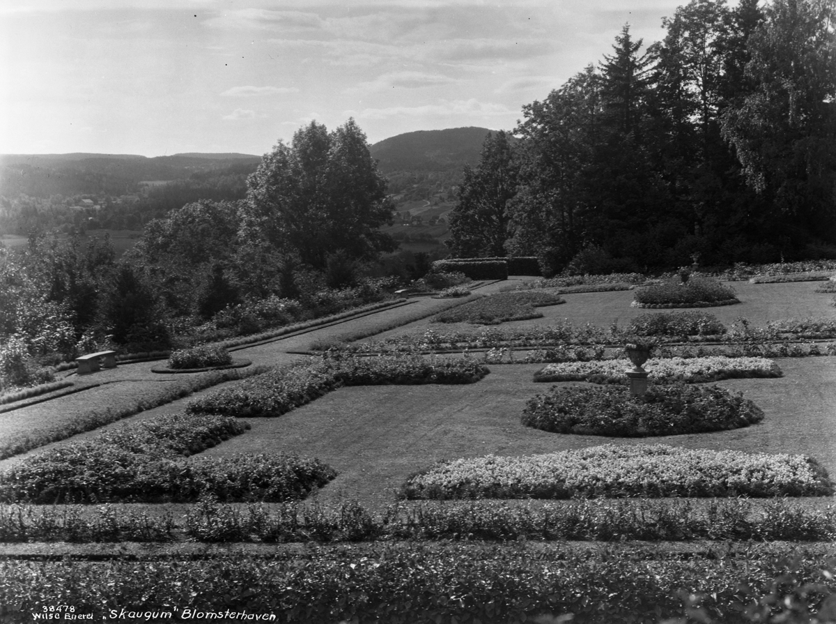 Anders Beer Wilse, Prot: Skaugum blomsterhaven