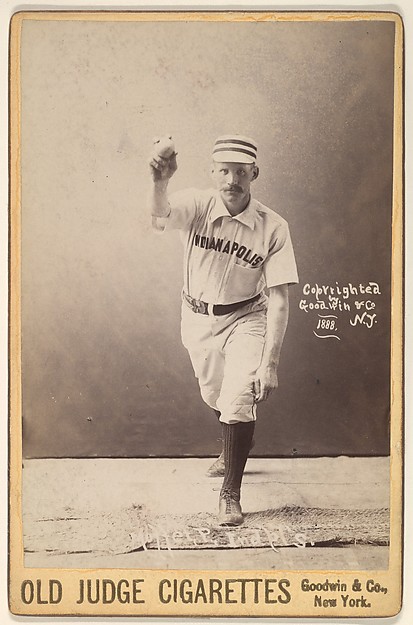Goodwin & Company, Moffet, Pitcher, Indianapolis, from the series Old Judge Cigarettes