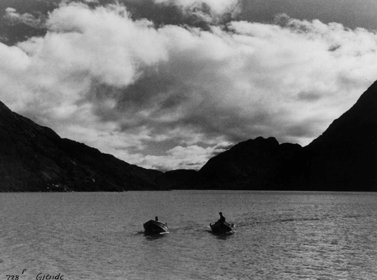 Anders Beer Wilse, Gjende, Jotunheimen, Samferdsel, Båt