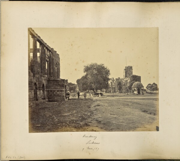 Samuel Bourne, Lucknow; Residency and Banqueting Hall