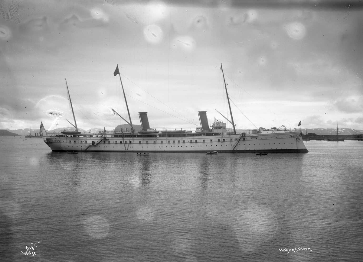 Anders Beer Wilse, D/Y Hohenzollern (b. 1892, Vulcan Werft, Stettin), tysk keiserskip