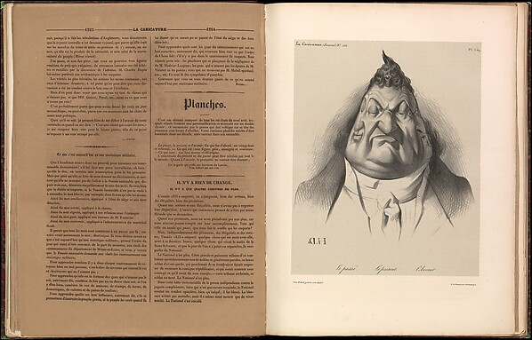 Honoré Daumier, The Past. The Present. The Future (Le passé. Le présent. L'avenir), from La Caricature, plate 349