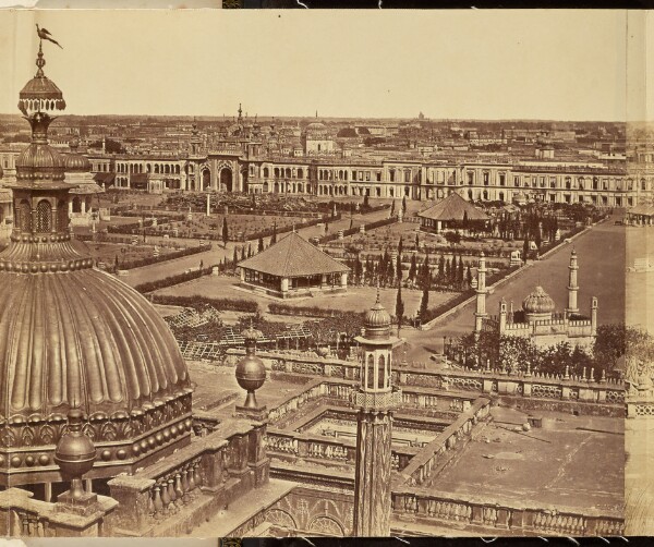 Felice Beato, [Panorama of Lucknow: View of Devastation Wrought by Lucknow Massacre]