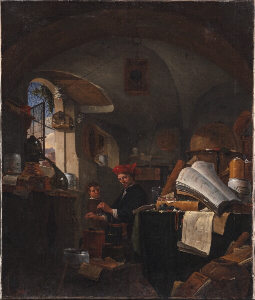 Thomas Wijck, Alkymist i sit laboratorium