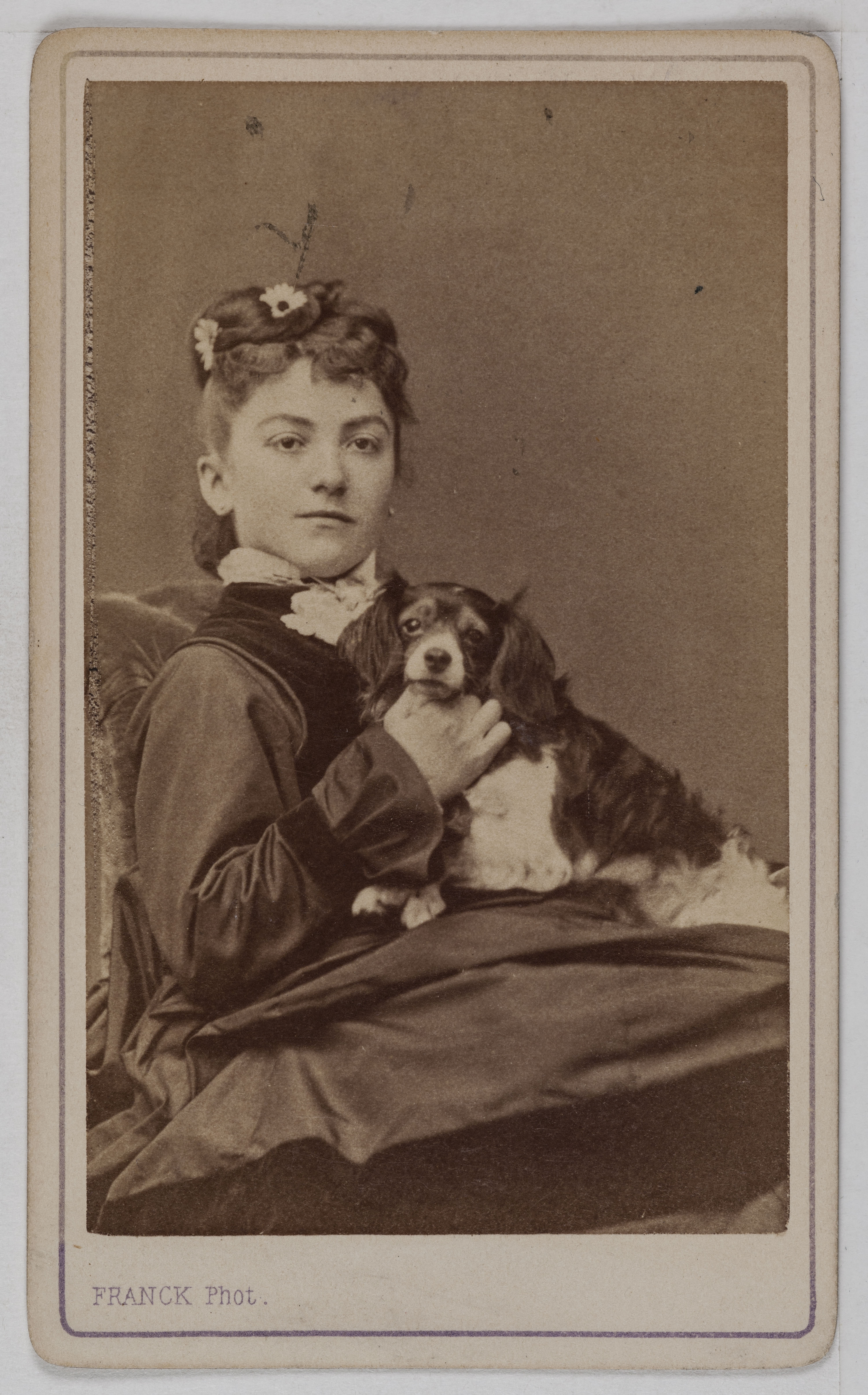Franck, Portrait de Lucienne, (actrice)