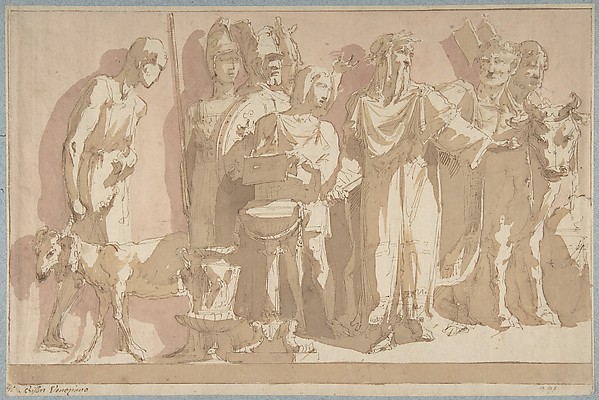 Giuseppe Bernardino Bison, Scene of Antique Sacrifice