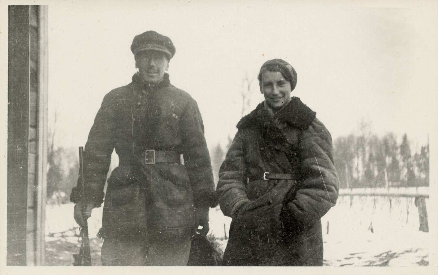 Nežinomas fotografas, Jurgis Ivanauskas ir Ona Ivanauskaitė Lebiodkoje