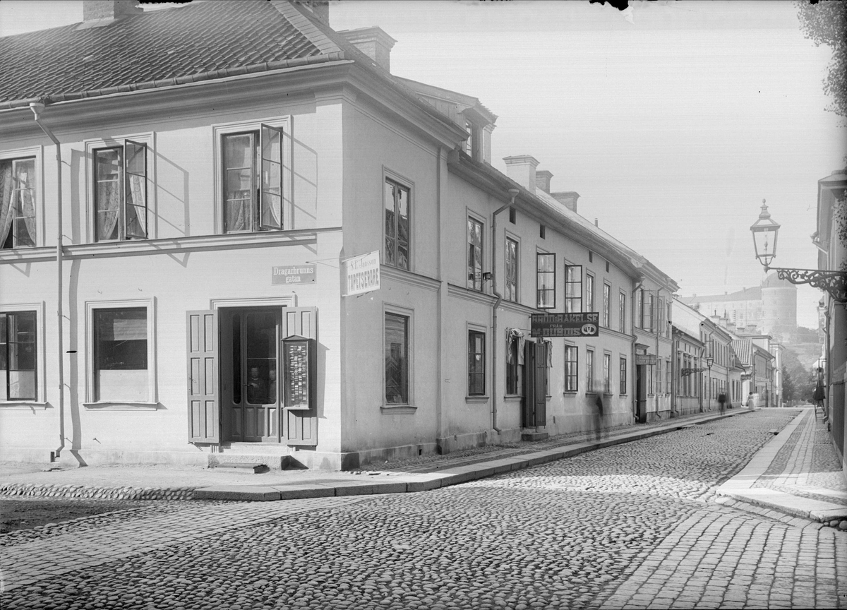 Alfred Dahlgren, Broad alley - Dragarbrunn Street, Dragarbrunn, Uppsala 1901 - 1902
