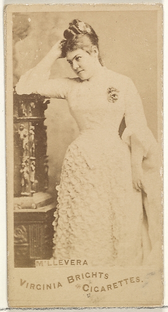 Allen & Ginter, M'lle Vera, from the Actors and Actresses series (N45, Type 1) for Virginia Brights Cigarettes