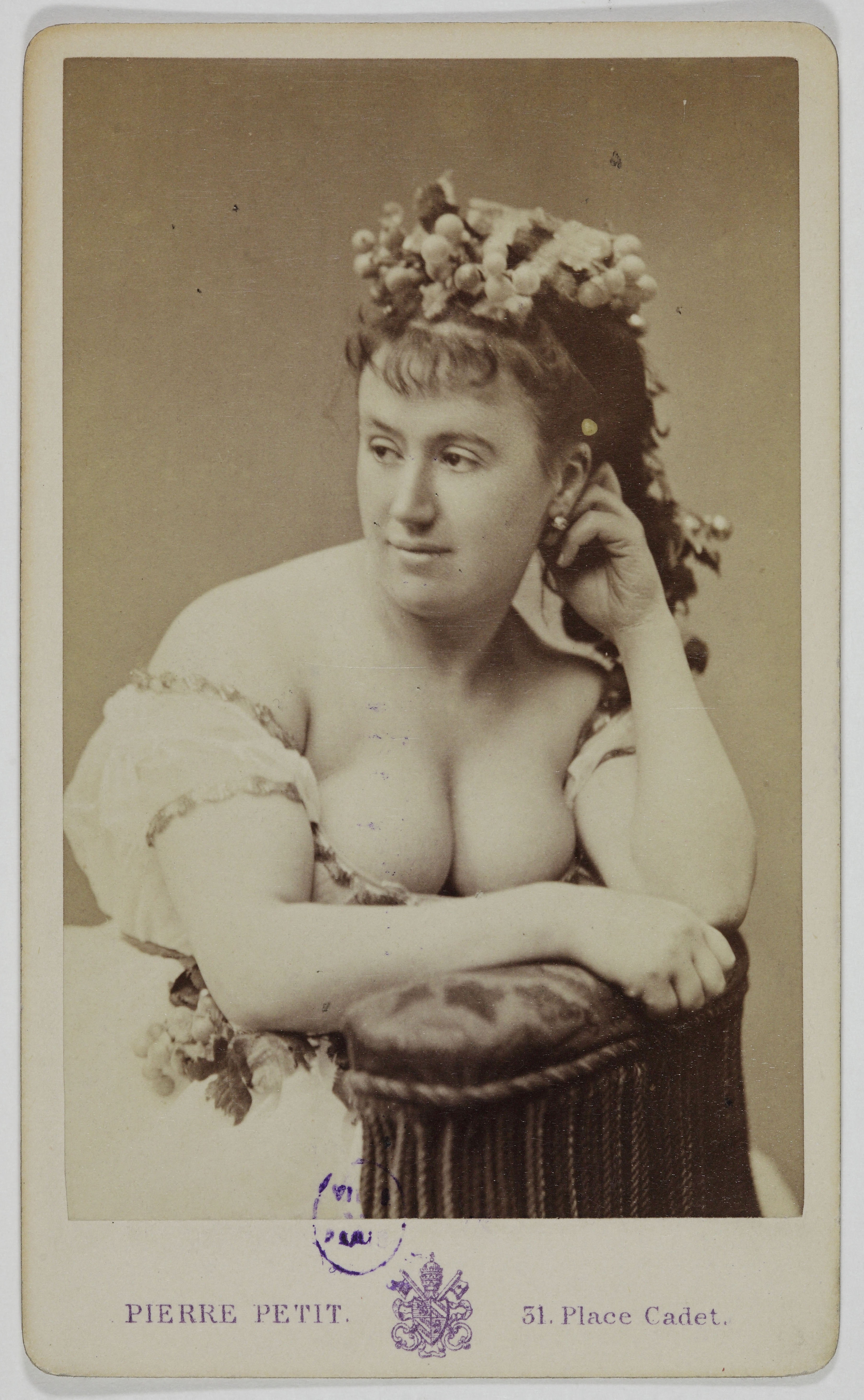 Pierre Petit, Portrait d'Albertine, (danseuse)