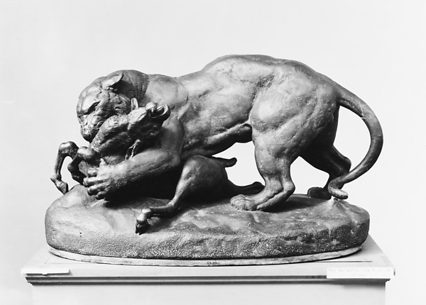 Antoine-Louis Barye, Tiger Attacking an Antelope