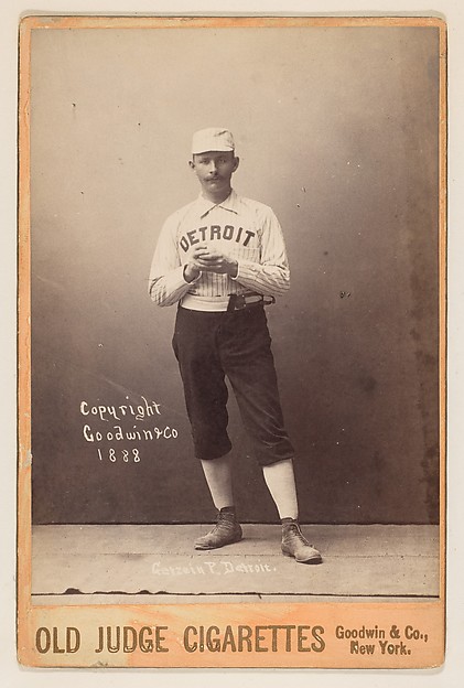 Goodwin & Company, Charlie Getzein, Pitcher, Detroit, from the series Old Judge Cigarettes