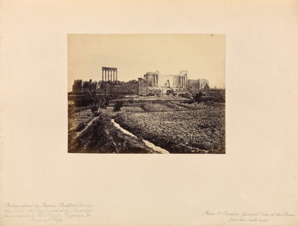 Francis Bedford, Baalbek - General View of the Ruins, from the Southwest
