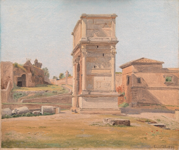 Constantin Hansen, Titusbuen i Rom