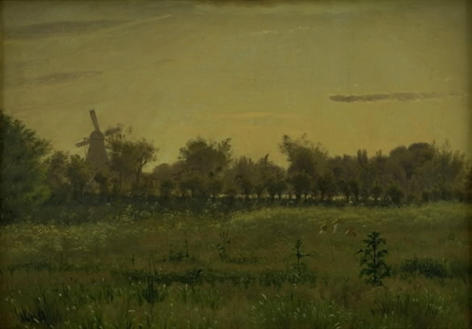 Vilhelm Kyhn, Engen ved kunstnerens bolig på Farimagsvej