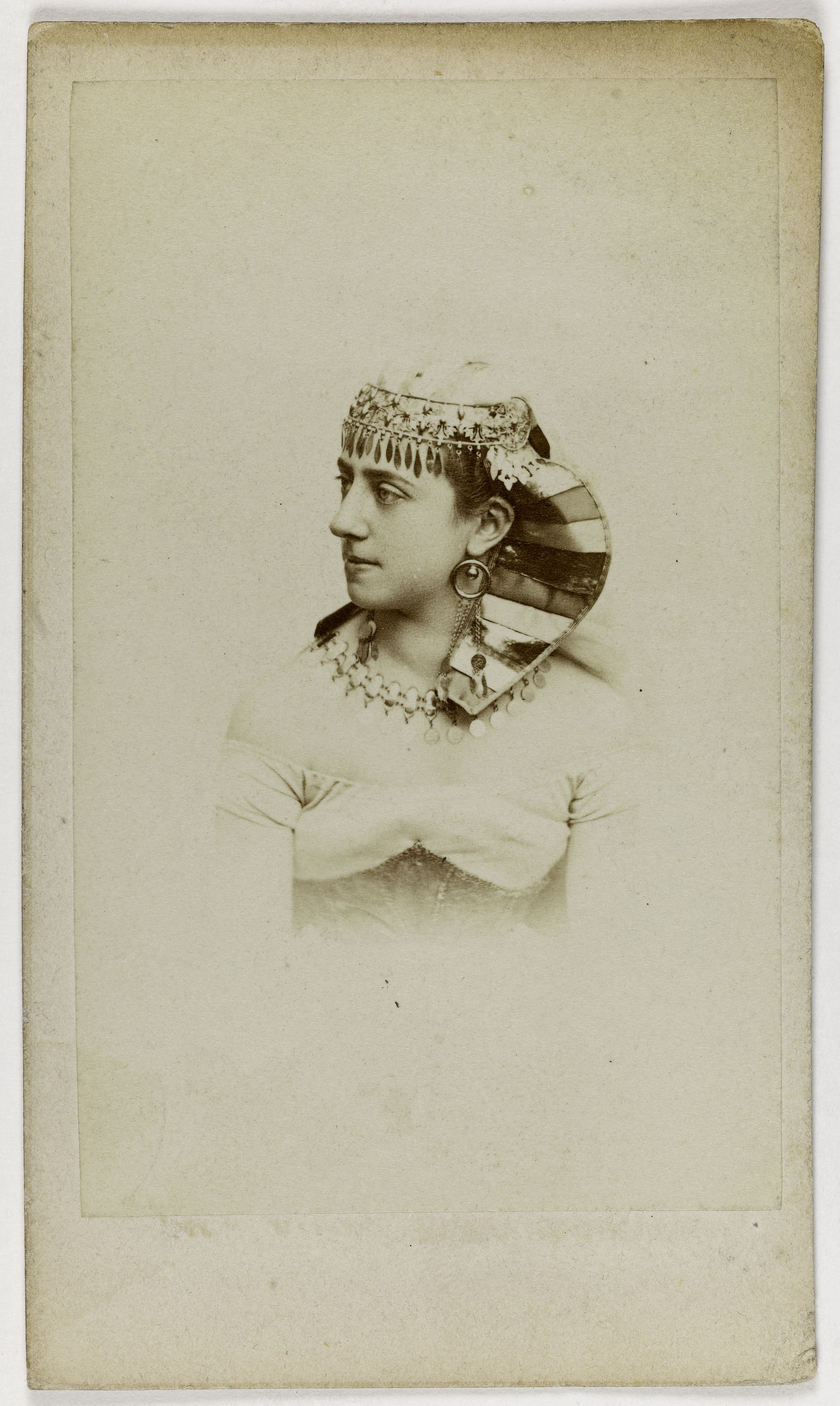 Anonyme, Portrait de Mézammat, actrice au théâtre de la Gaîté.