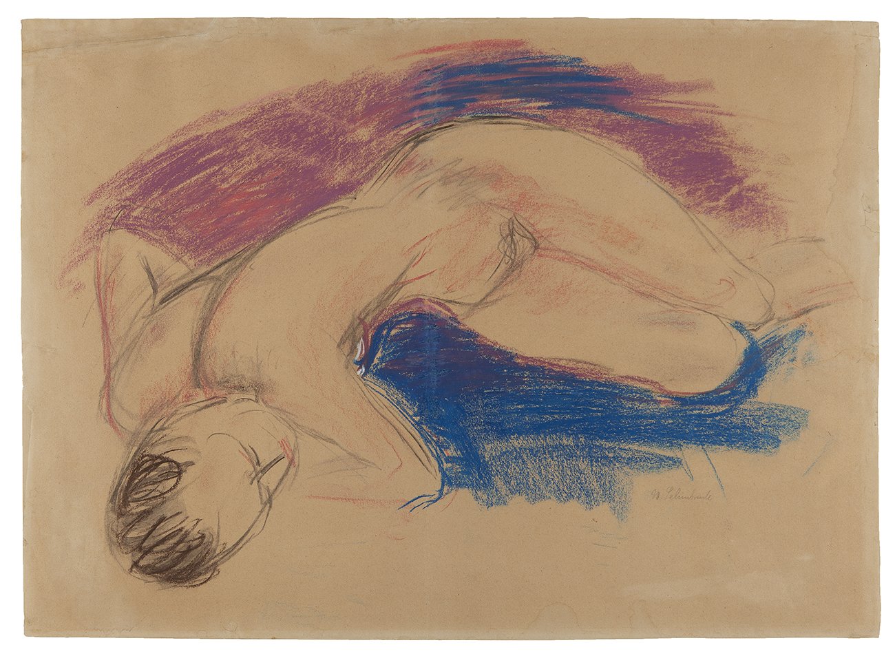 Unknown artist, Liegender weiblicher Akt
