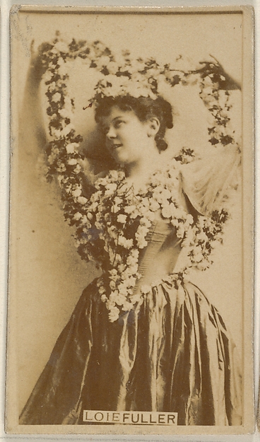 Allen & Ginter, Loie Fuller, from the Actors and Actresses series (N45, Type 8) for Virginia Brights Cigarettes