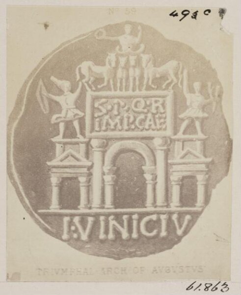 Parker, John Henry, Coins - Triumphal Arch of Augustus