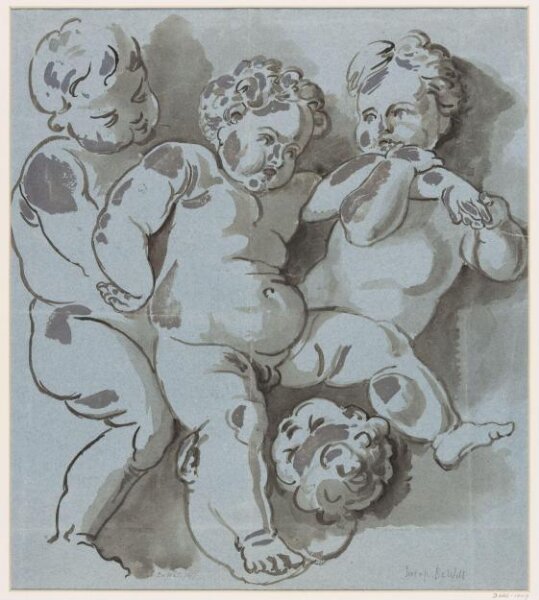 Jacob de Wit, Four putti