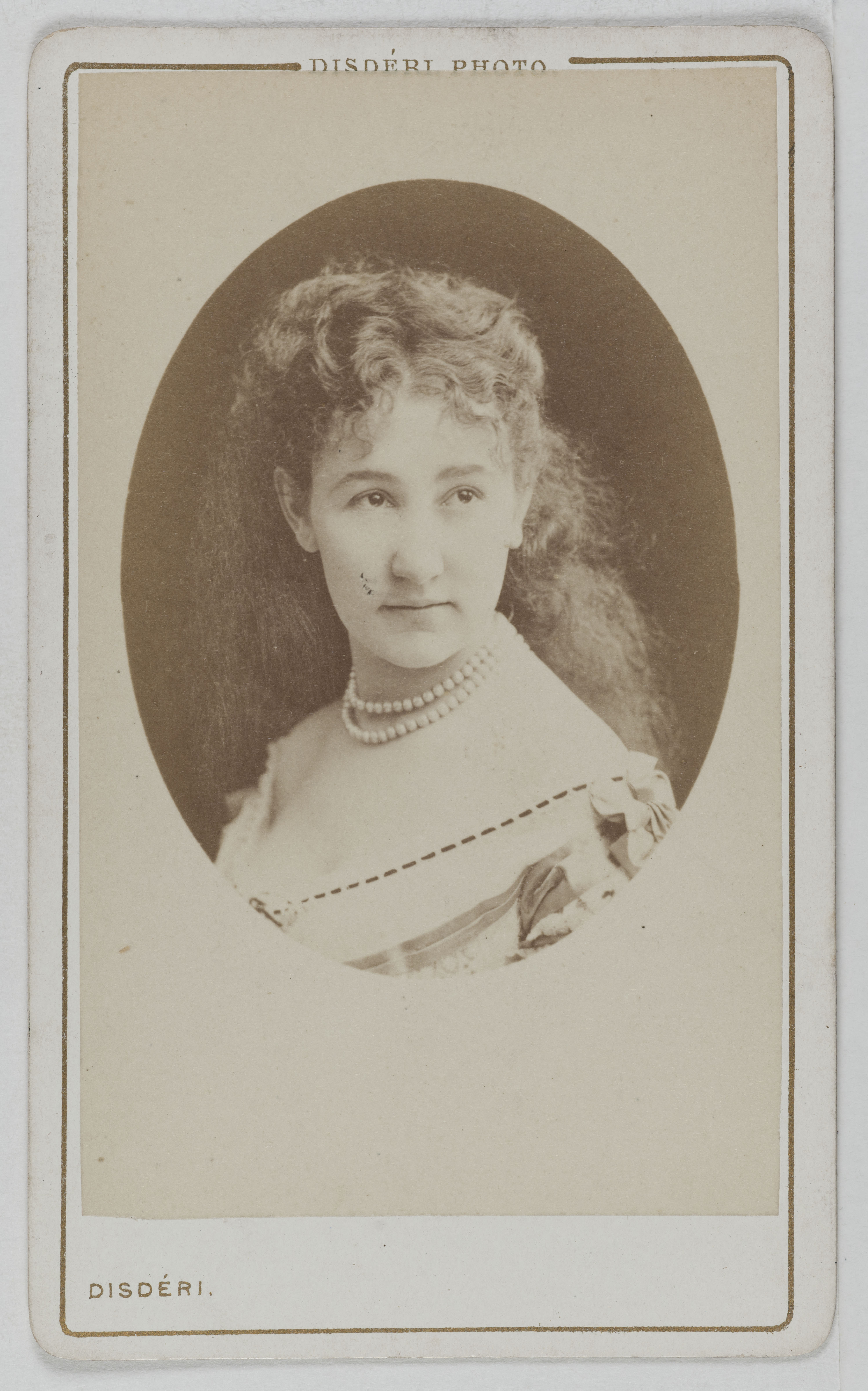 André-Adolphe-Eugène Disdéri, Portrait de Levy, (actrice)