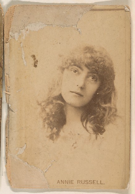 Kinney Brothers Tobacco Company, Annie Russell, from the Actresses series (N245) issued by Kinney Brothers to promote Sweet Caporal Cigarettes