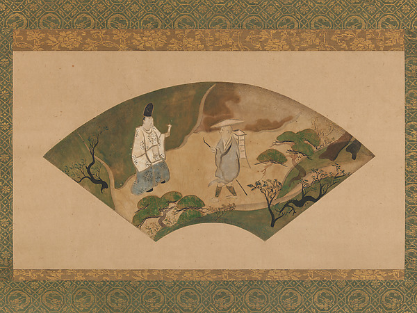 Fukae Roshū, Scene from the Tales of Ise: “Mount Utsu”