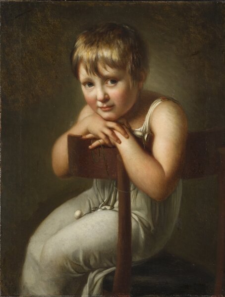 Per Krafft d.y., Carolina Mandorff, 1799-1874, gift Wester, som barn