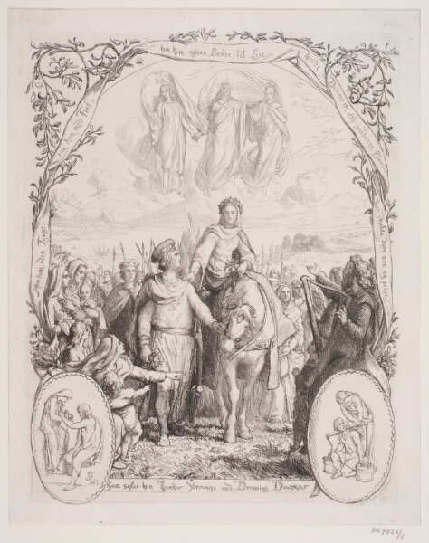 Lorenz Frølich, Illustration nr. 6 til "Visen om Dronning Dagmars ankomst til Danmark"