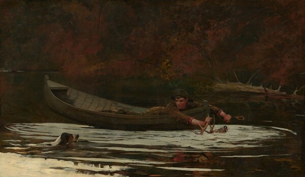 Winslow Homer, Hound and Hunter