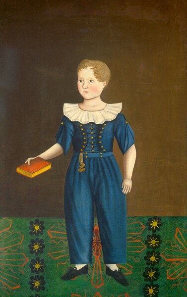 American 19th Century, Boy in Blue