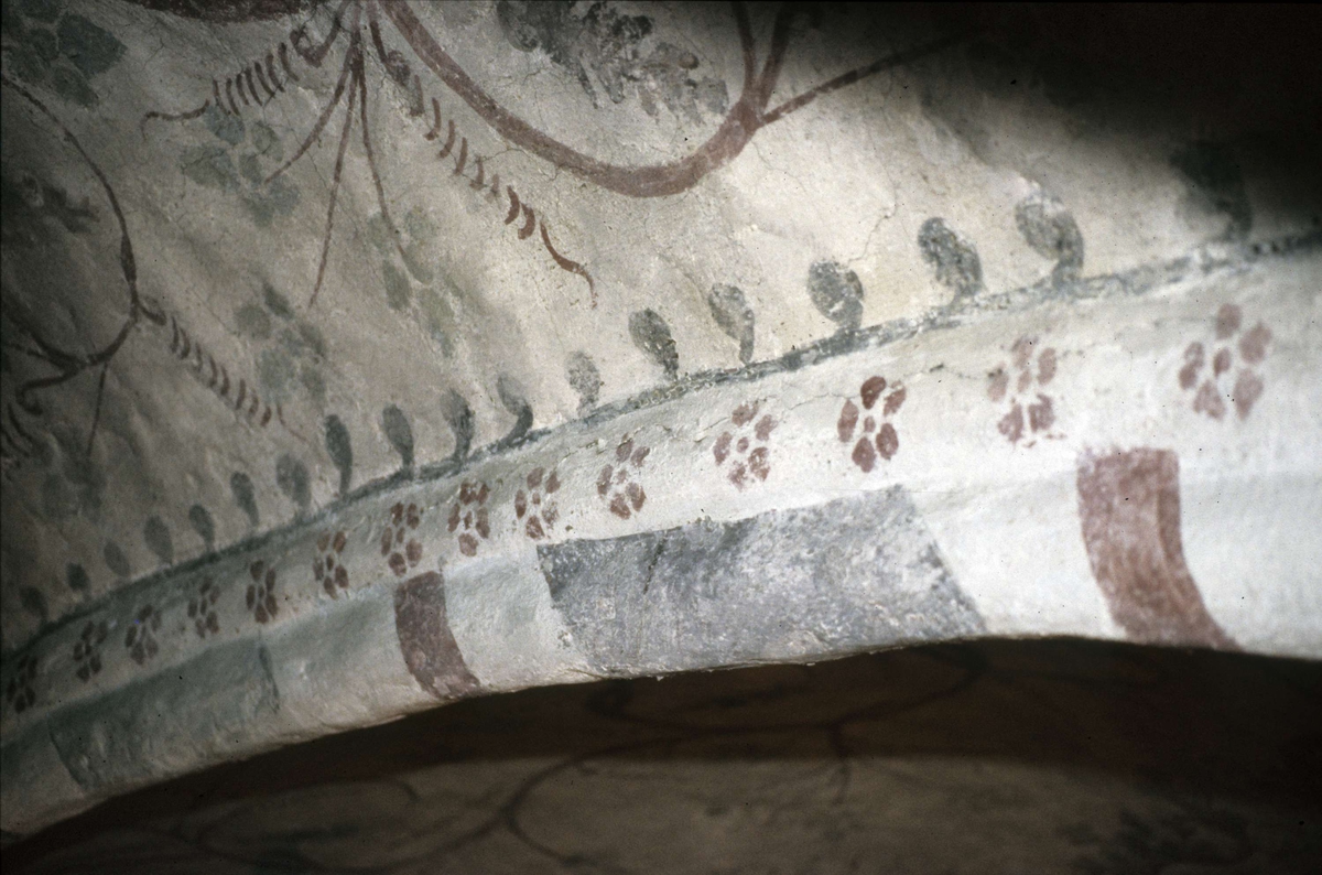 Rune Hammarling, Lime painting in Bälinge Church, Bälinge parish, Uppland 1989