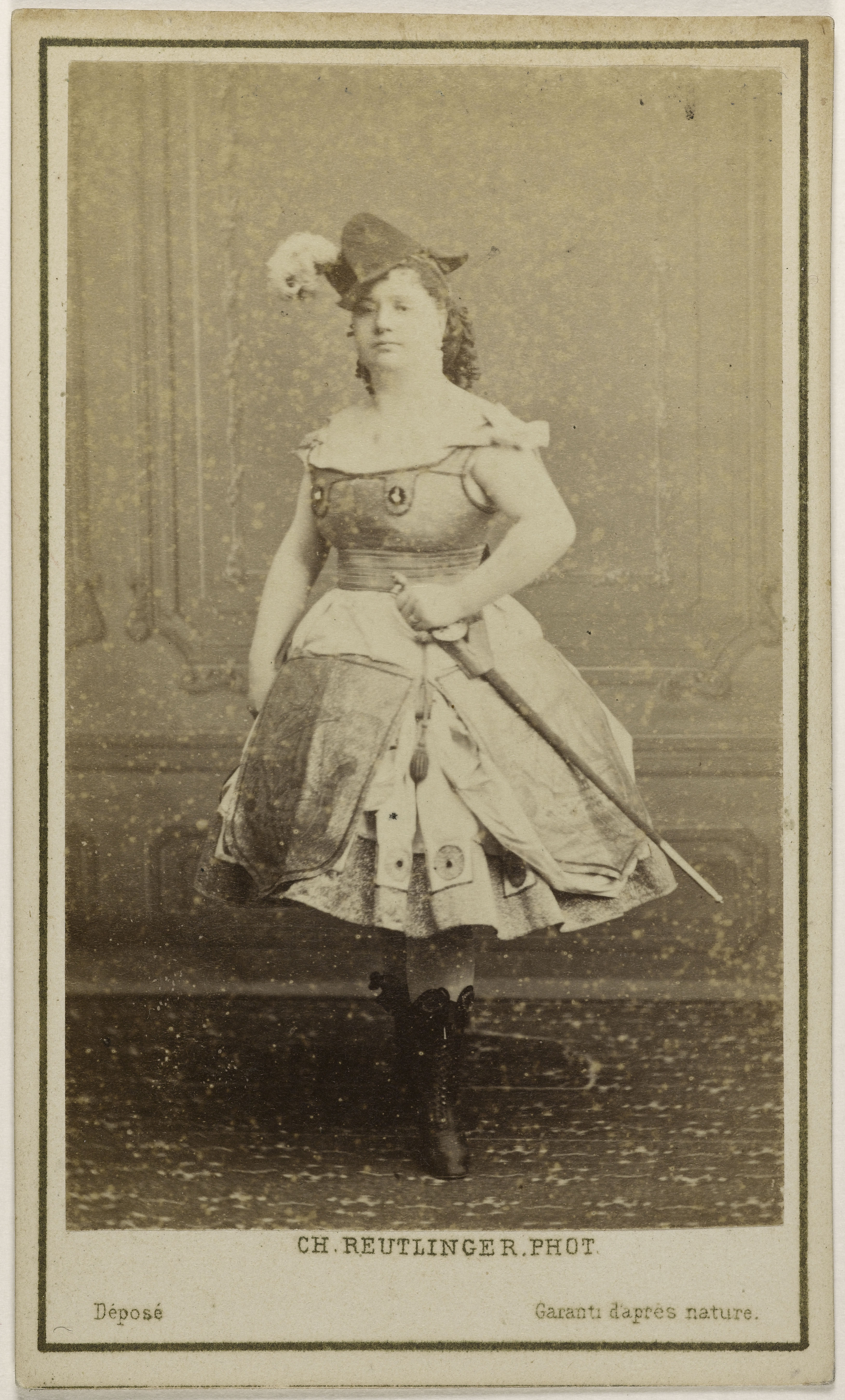 Charles Reutlinger, Portrait de Bellamy, Maria, (1835-), (actrice)