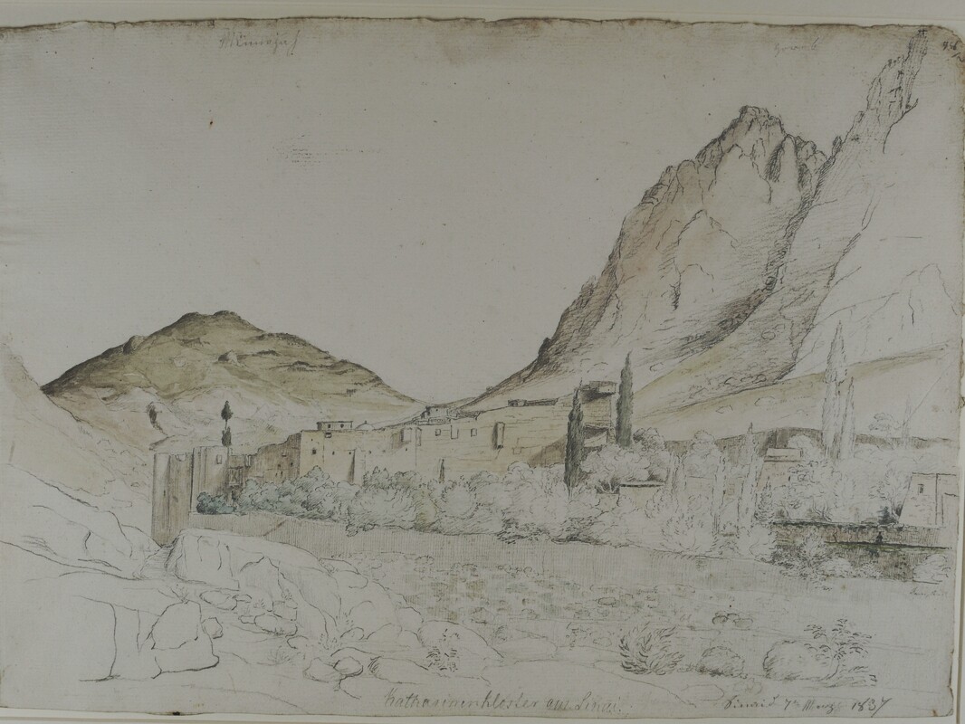 Johann Martin Bernatz, Das Katharinenkloster am Sinai